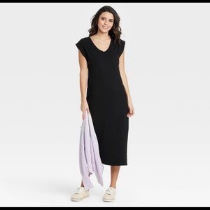 Sleeveless Knit T-shirt Summer Dress